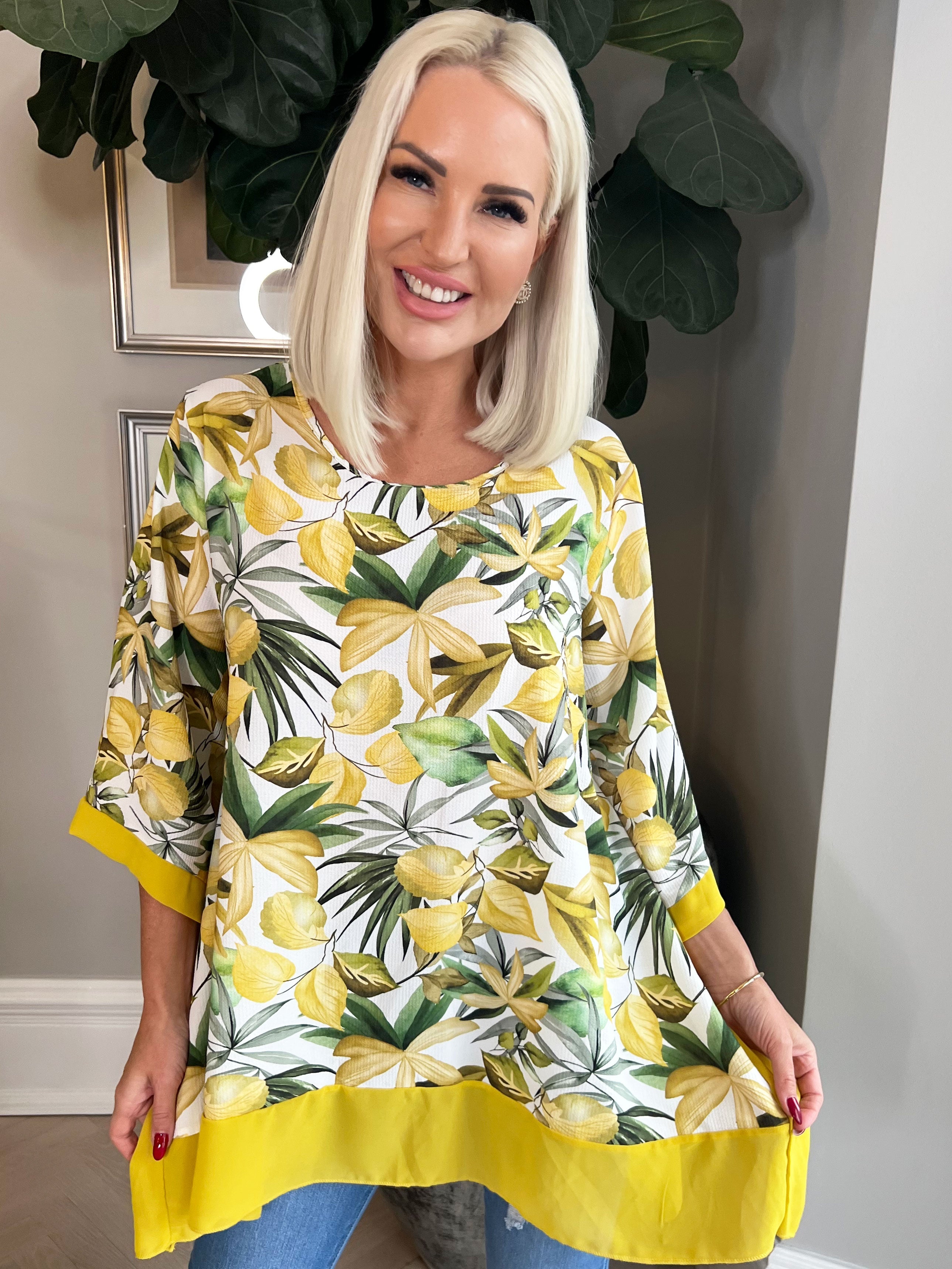 Dahlia - Lätt och luftig tunika med sött blommönster